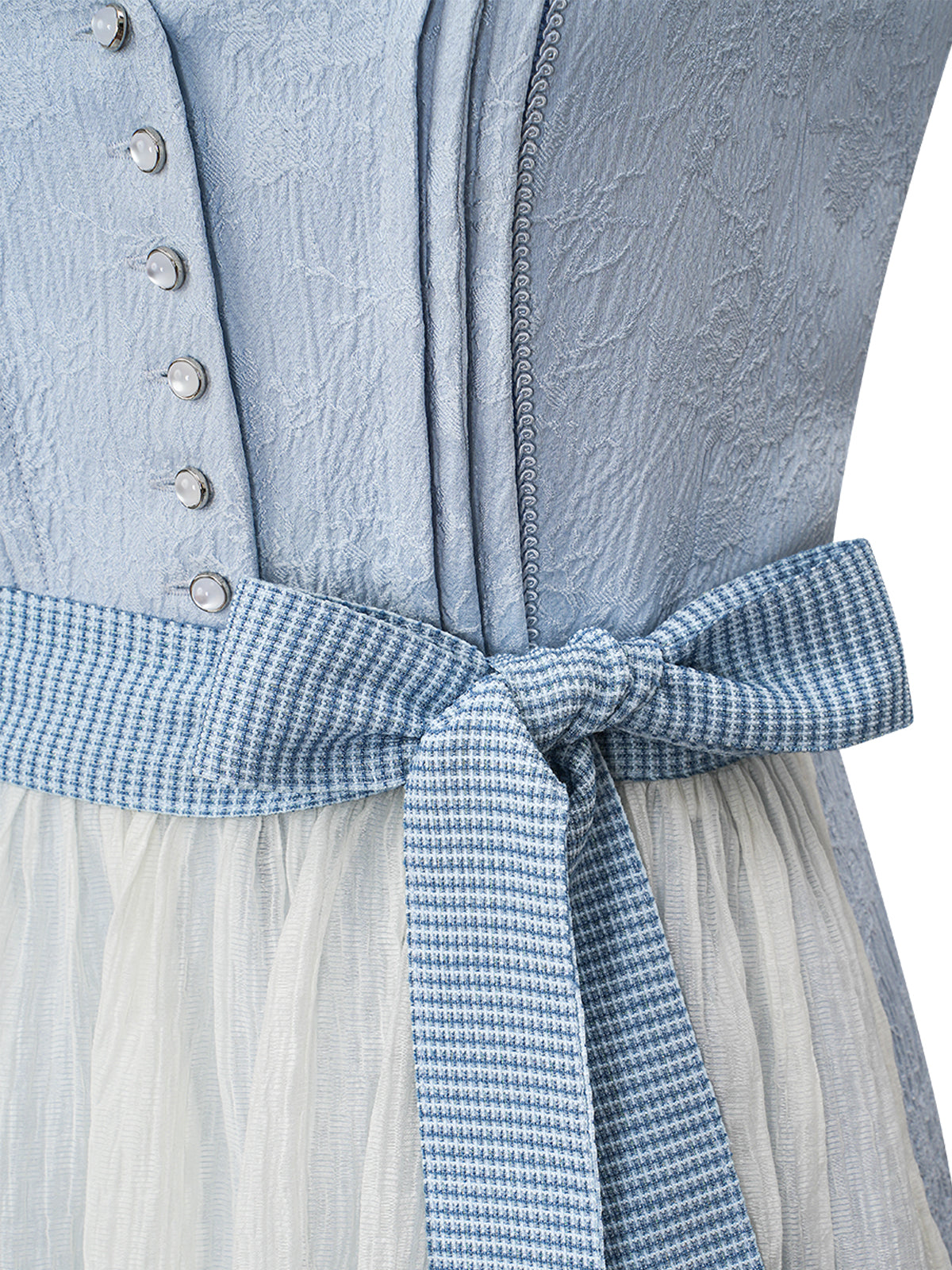 Klassisches Dirndl Kleid Hazel in Blau
