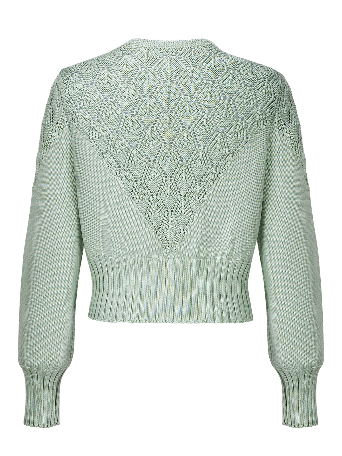 Trachtenjacke Strickjacke Hanne im klassischen Alpenstil in Grün