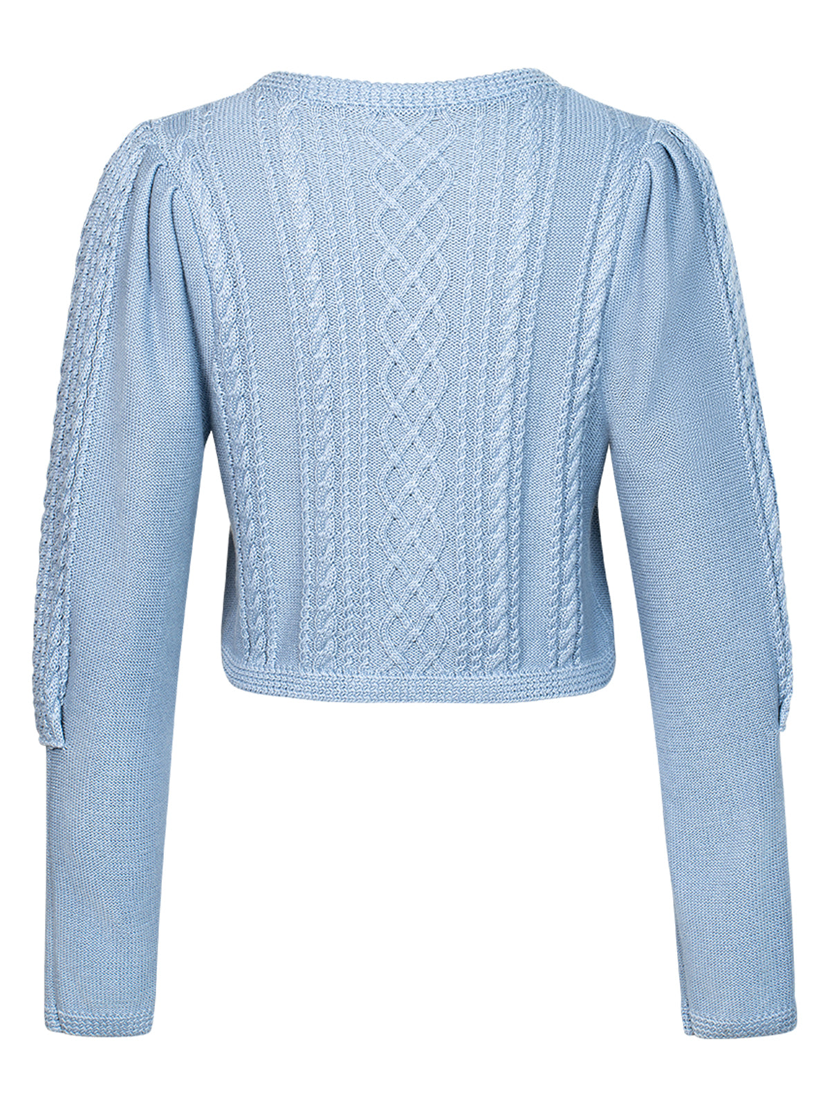 Janker Strickjacke Martha In Blau für Herren und Damen Trachtenmode