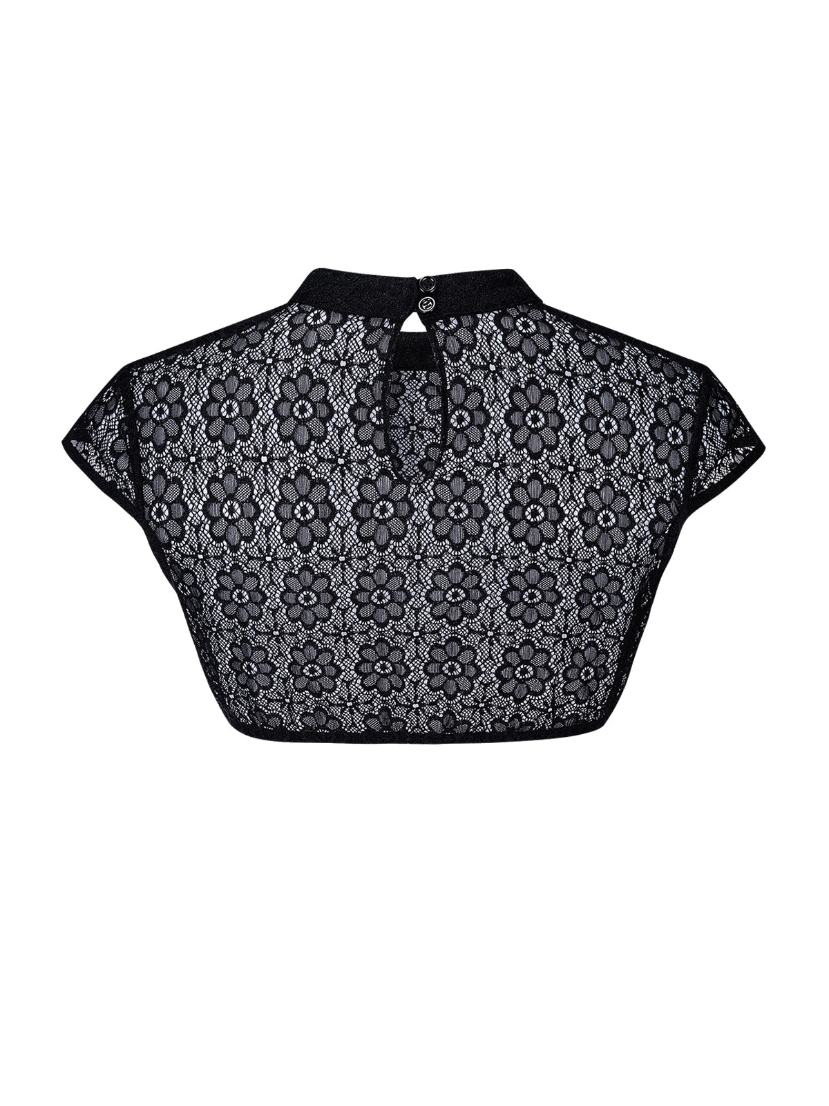 Spitzen Bluse Bluse Eudora Schwarz zum Dirndl Look