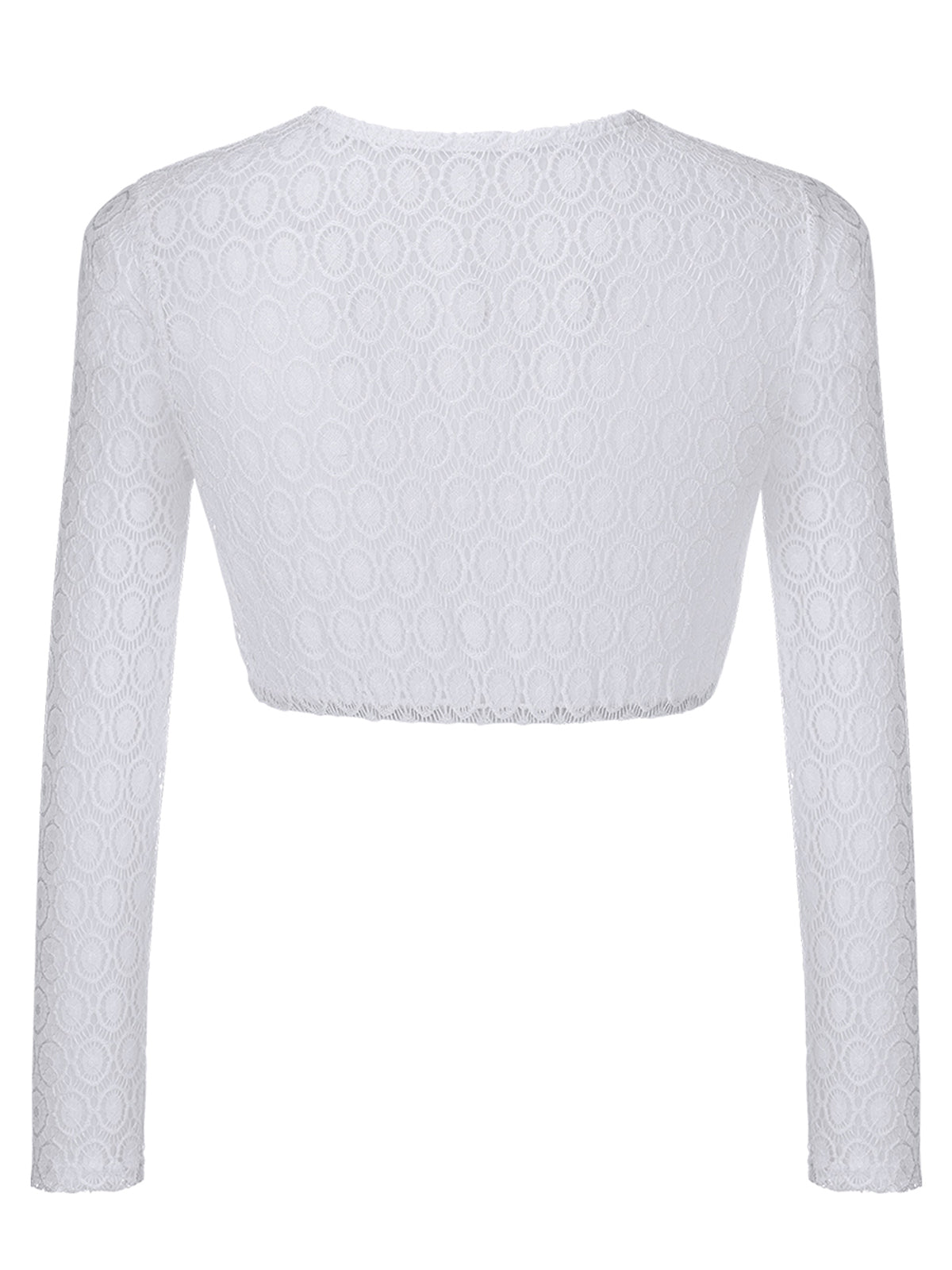 Dirndlbluse Bluse Ronja mit elegantem Trachten Design in Weiß