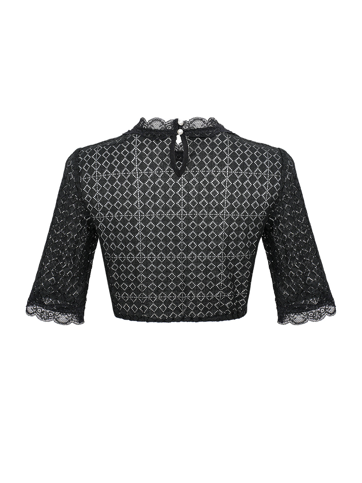Damen Trachtenbluse Bluse Kiana In Schwarze im festlichen Stil