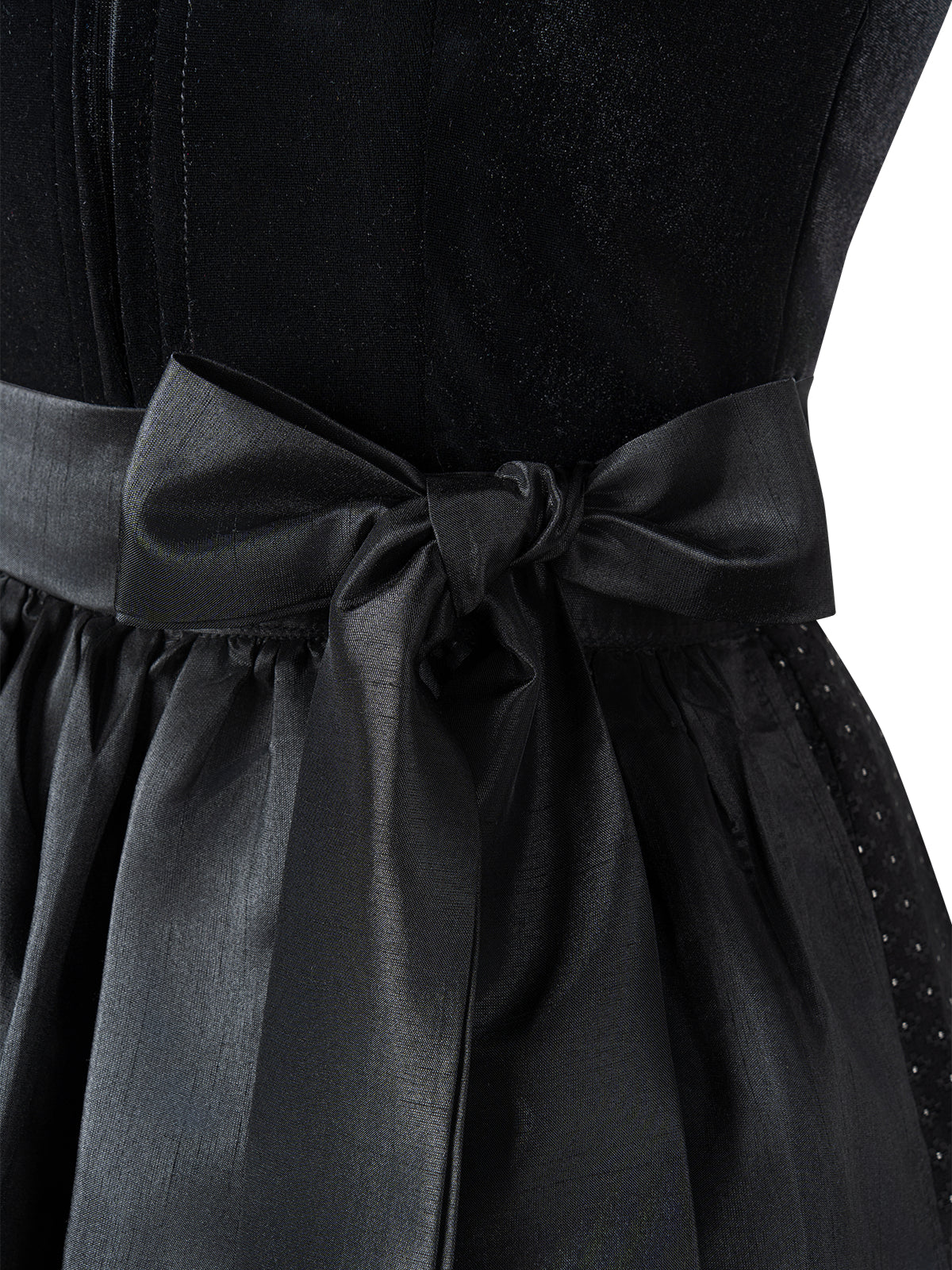 Festliches Dirndl Delia für die Wiesn in Schwarz