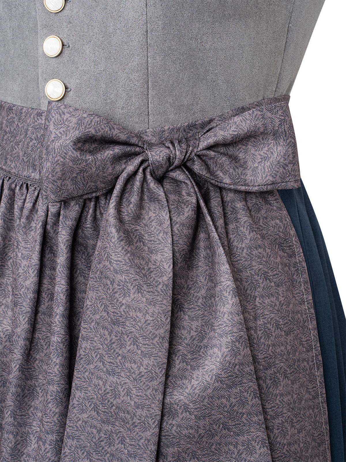 Damen Dirndl Lottea für Oktoberfest in Grau