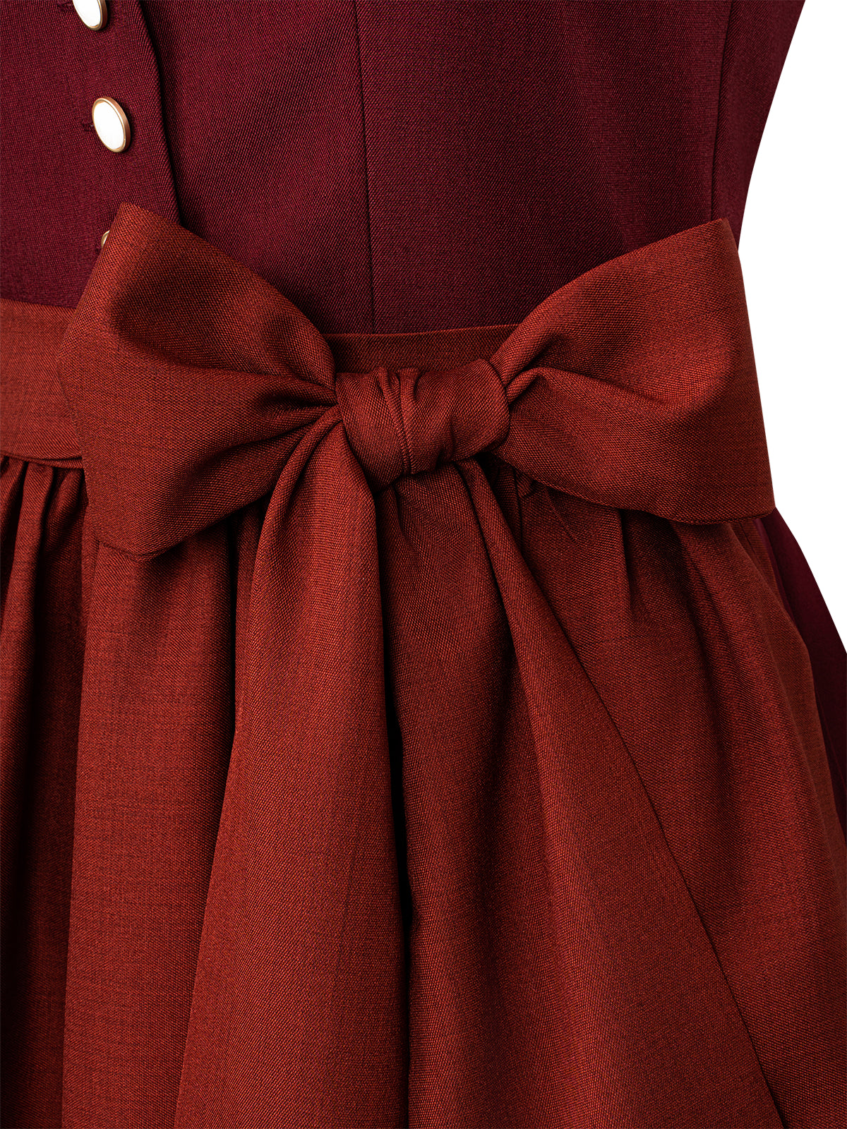 Dirndl Cici im traditionellen Trachtenstil in Rot