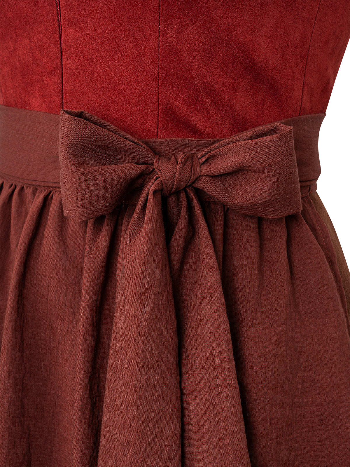 Trachtenkleid Jania mit elegantem Design in Rot