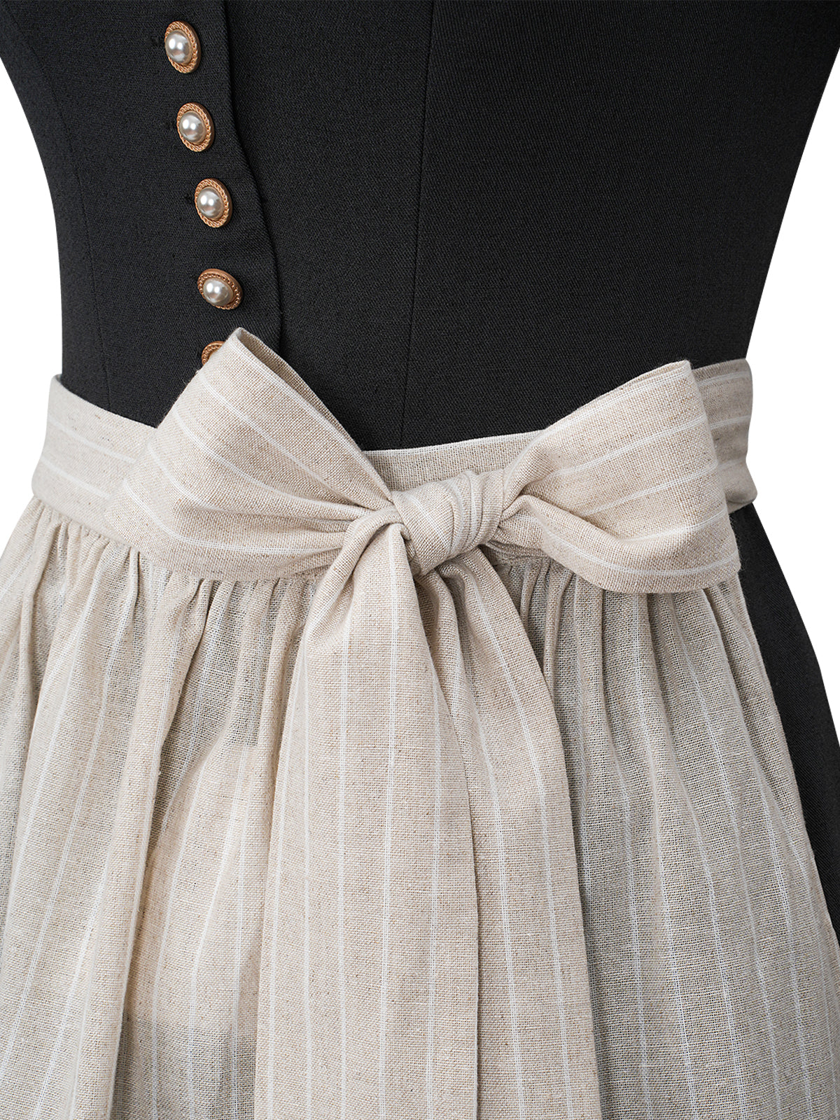 Trachtenkleid Ava In Grau mit elegantem Design