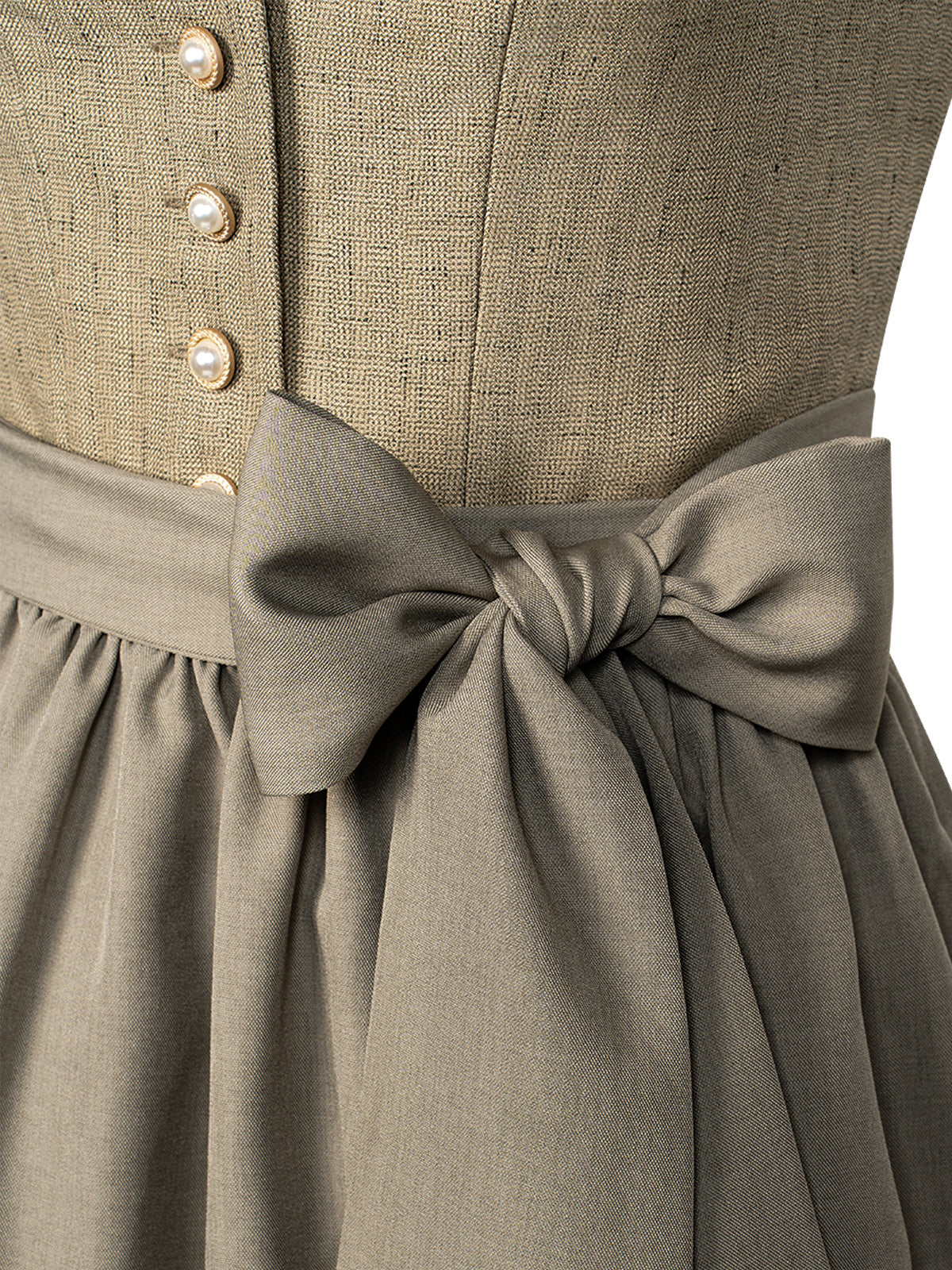 Festliches Dirndl Amana In Brown für die Wiesn in Grün