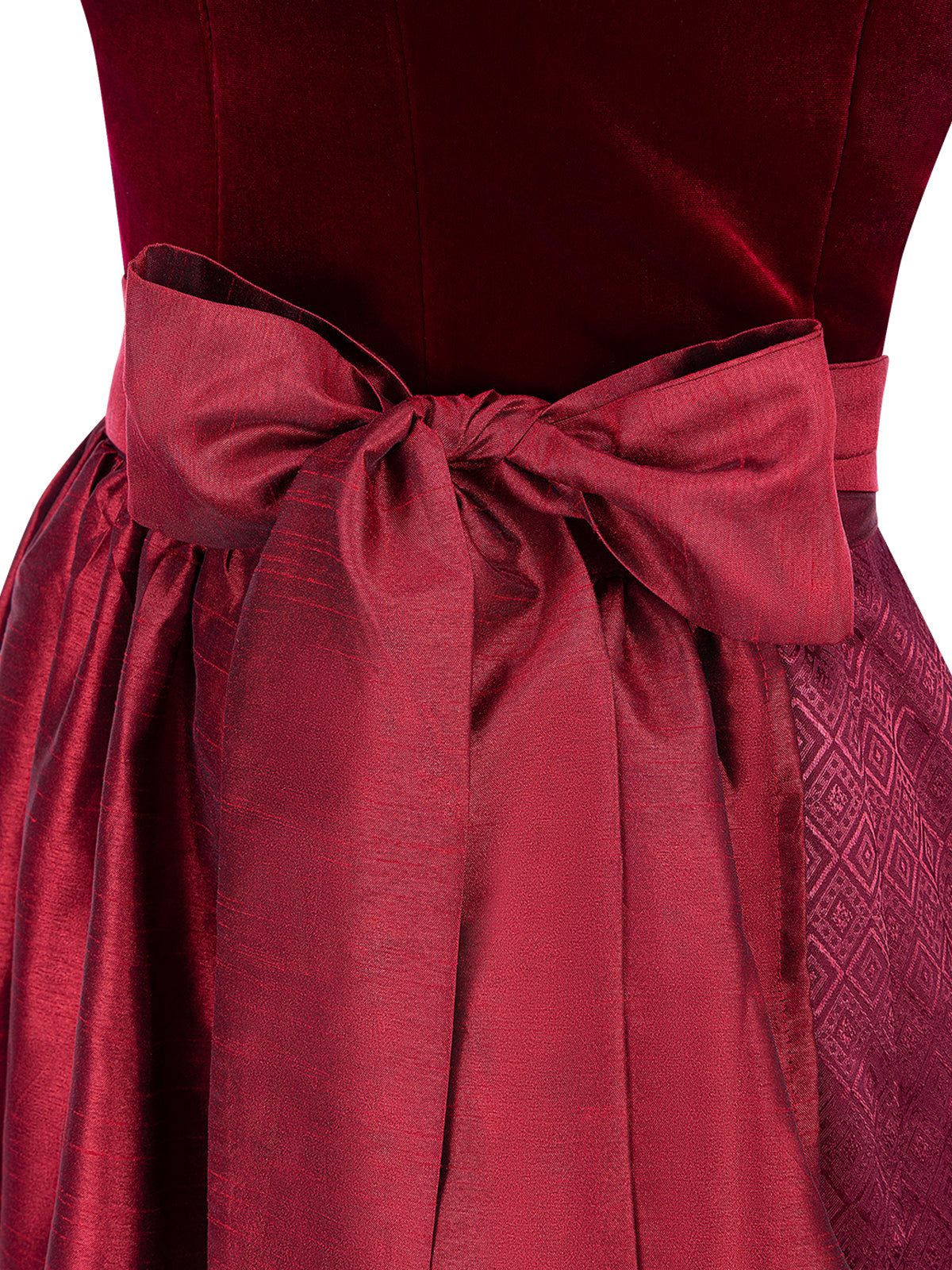 Klassisches Dirndl Kleid Klaudia in Rot