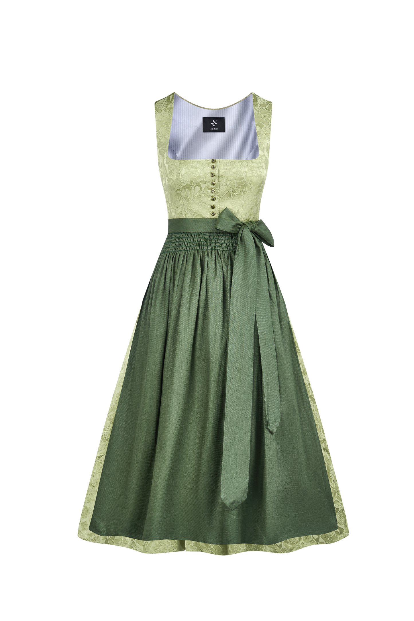 Damen Dirndl Rosalie In Helles Grün für Oktoberfest