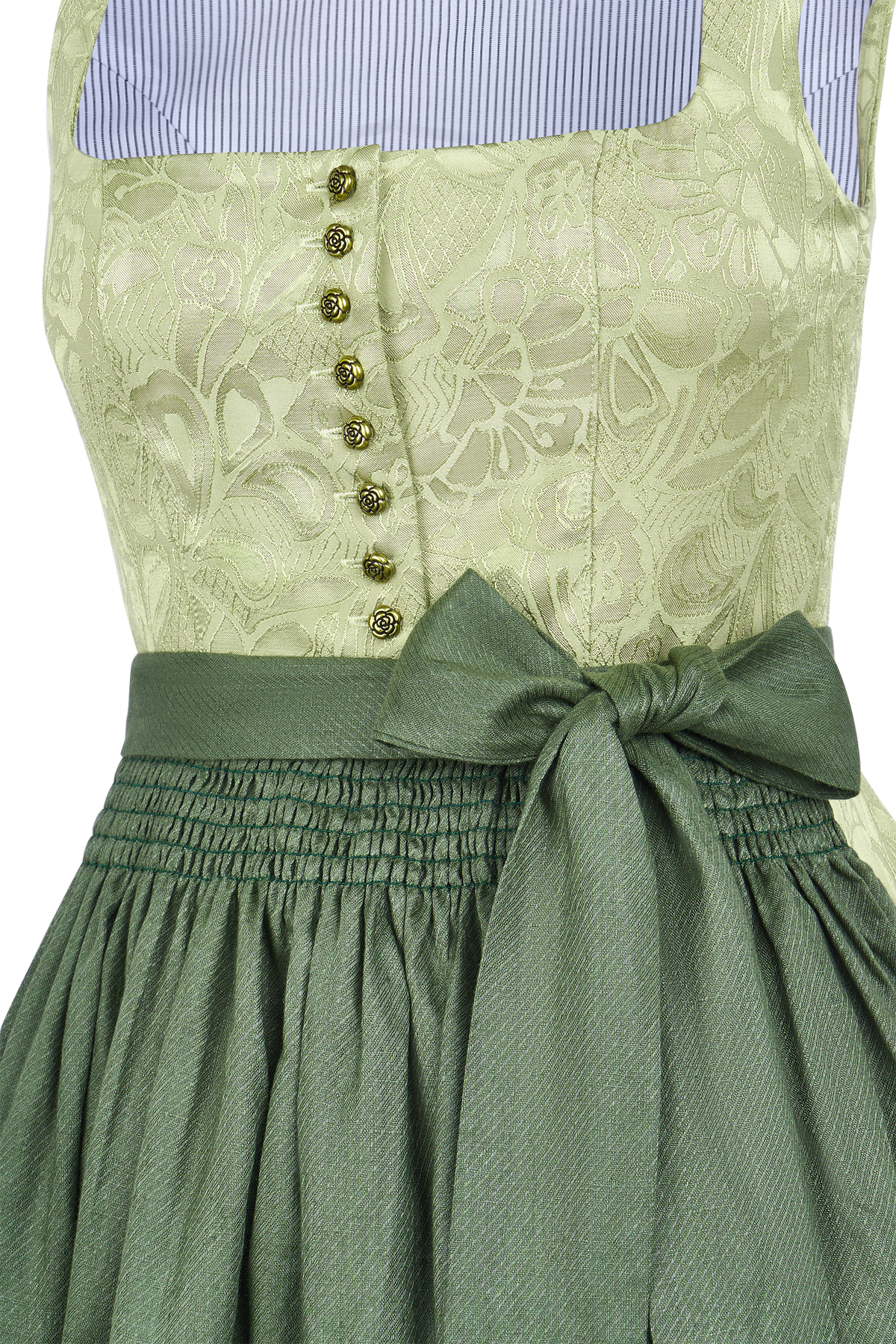 Damen Dirndl Rosalie In Helles Grün für Oktoberfest