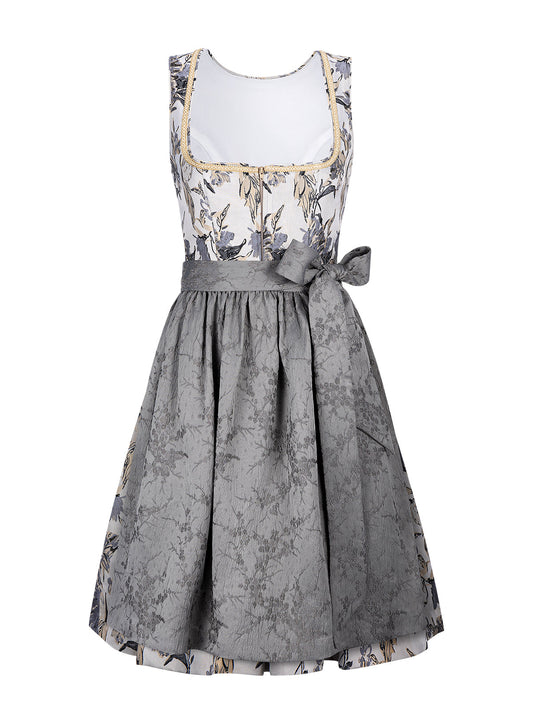 Klassisches Dirndl Kleid Sista in Grau