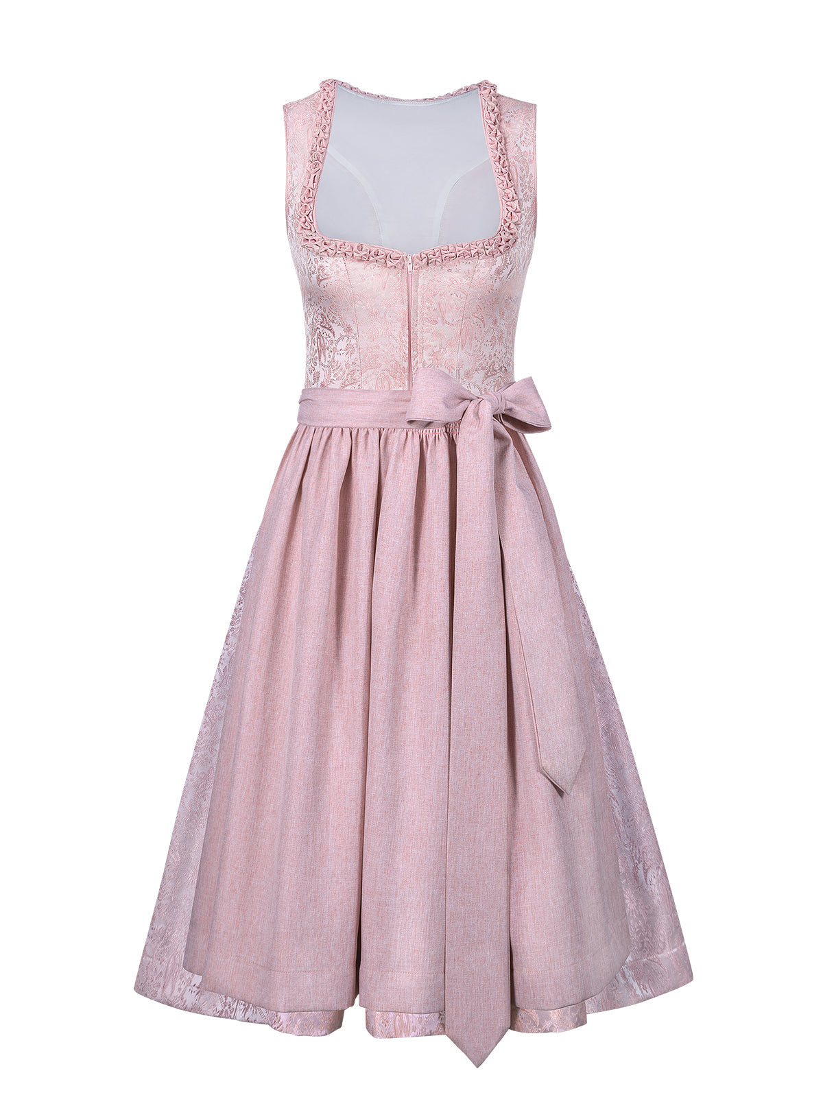 Trachtenkleid Rita mit elegantem Design in Rosa