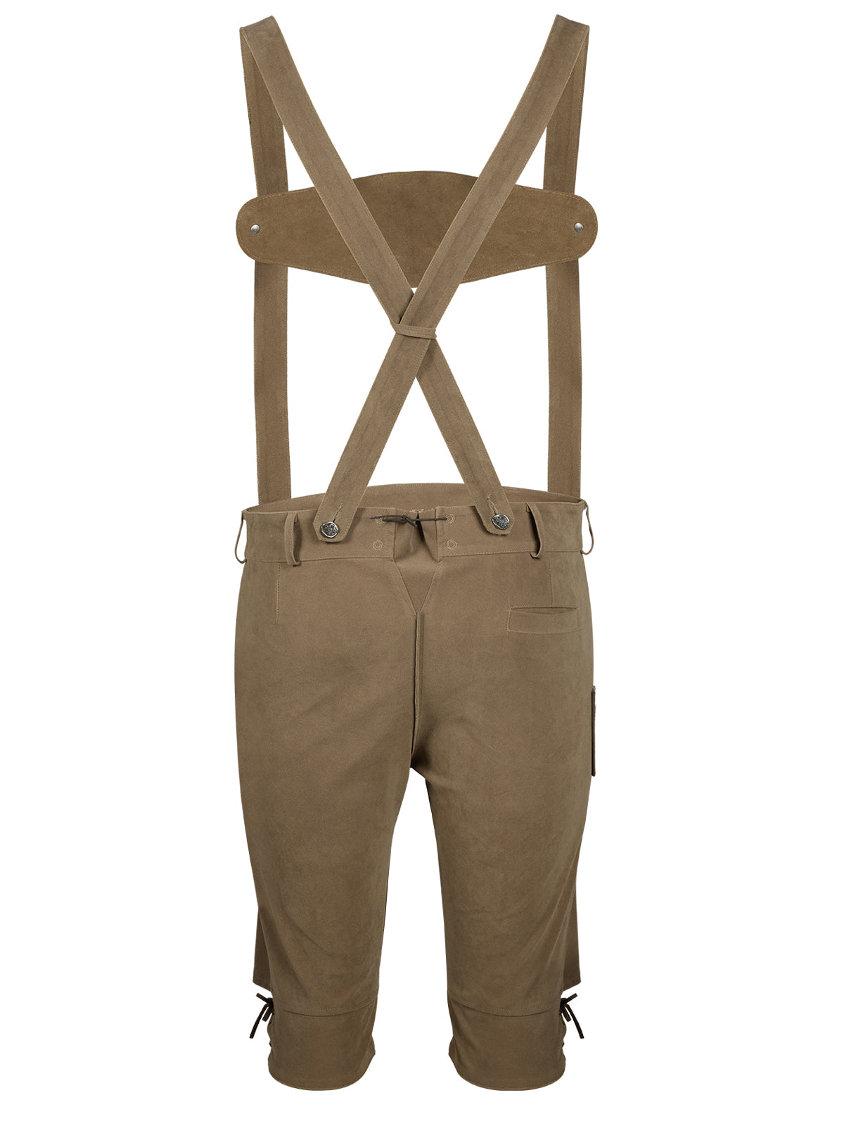 Premium Trachtenhose Norman In Dunkelsand aus Leder in Braun