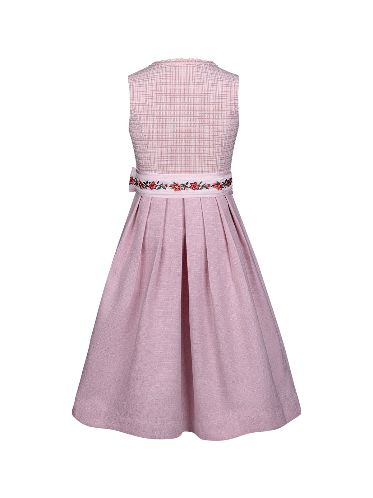 Damen Dirndl Kinder Dirndl Irene In Creme für Oktoberfest in Rosa