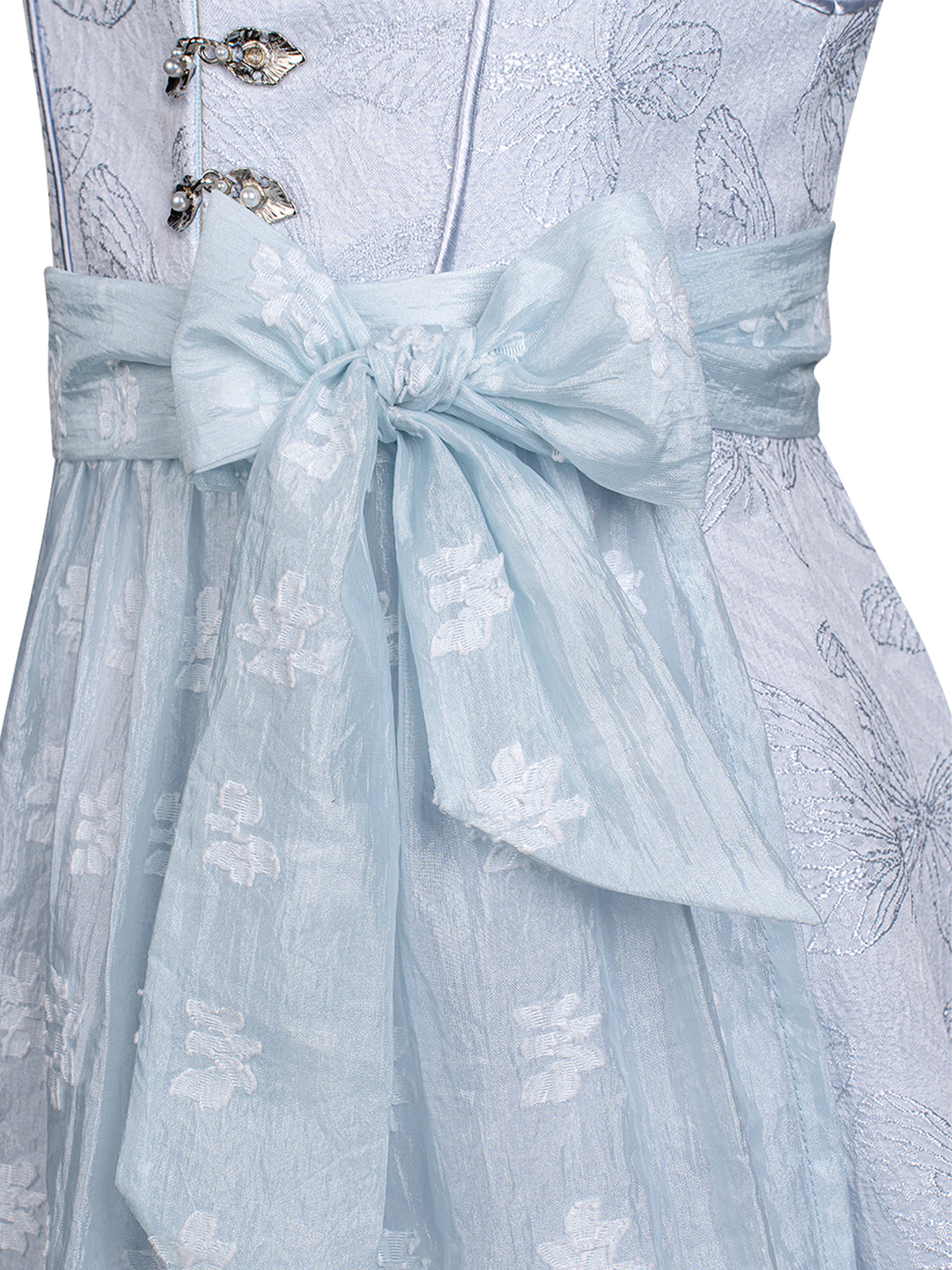 Festliches Dirndl Kinder Dirndl Lobby In Creme für die Wiesn in Blau