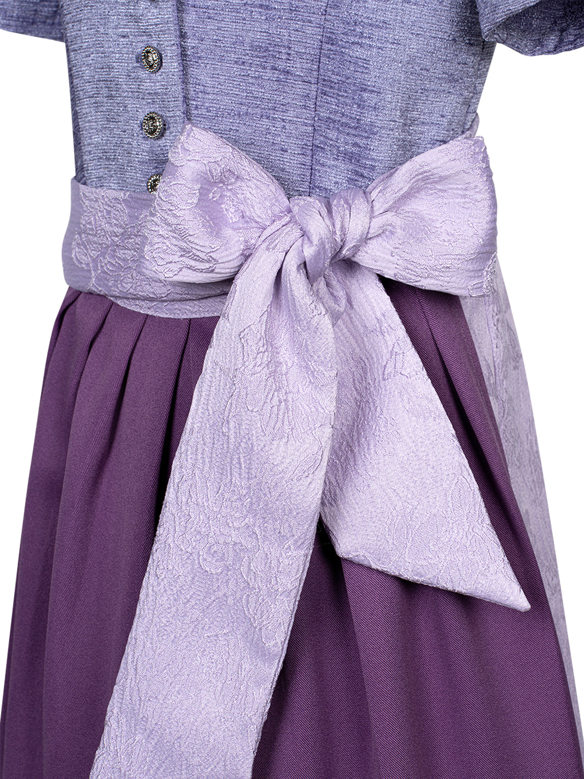Damen Dirndl Kinder Dirndl Ginny In Creme für Oktoberfest in Lila