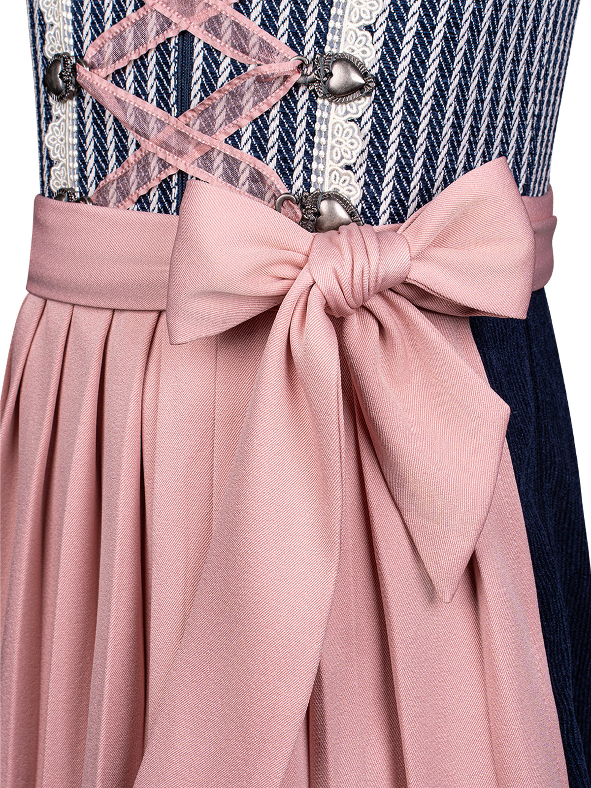 Dirndl Kinder Dirndl Harper In Creme im traditionellen Trachtenstil in Schwarz