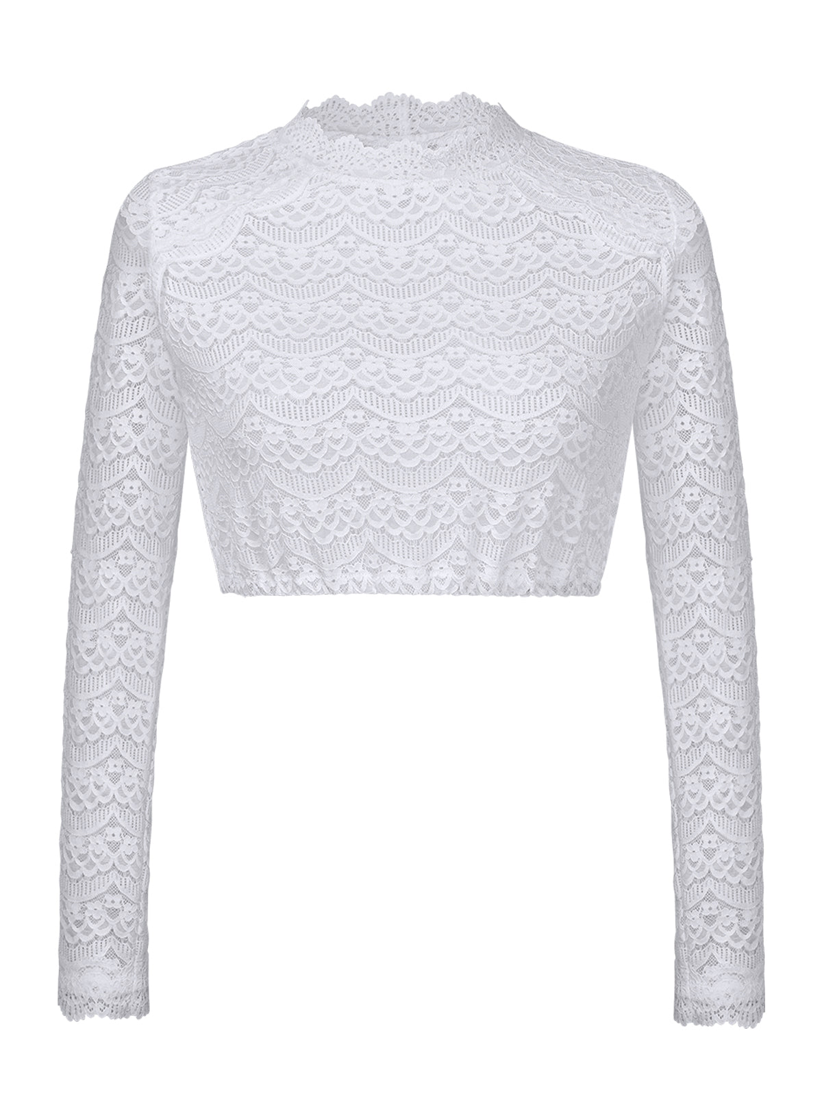 Damen Trachtenbluse Bluse Baum im festlichen Stil in Weiß