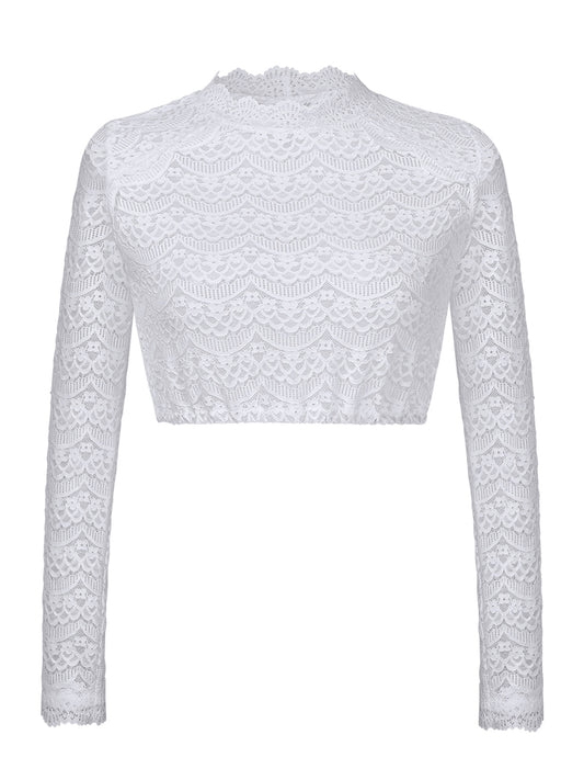 Damen Trachtenbluse Bluse Baum im festlichen Stil in Weiß