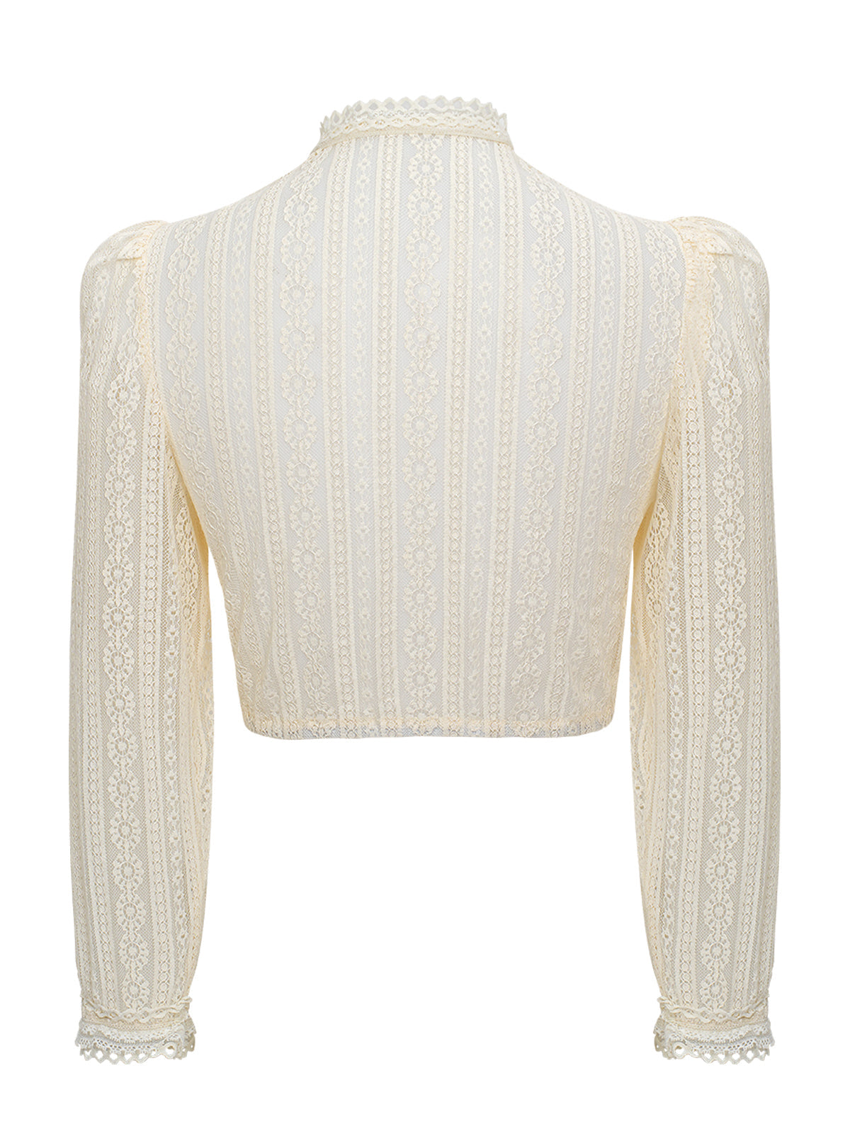 Edle Trachtenbluse Bluse Velin für Damen in Beige