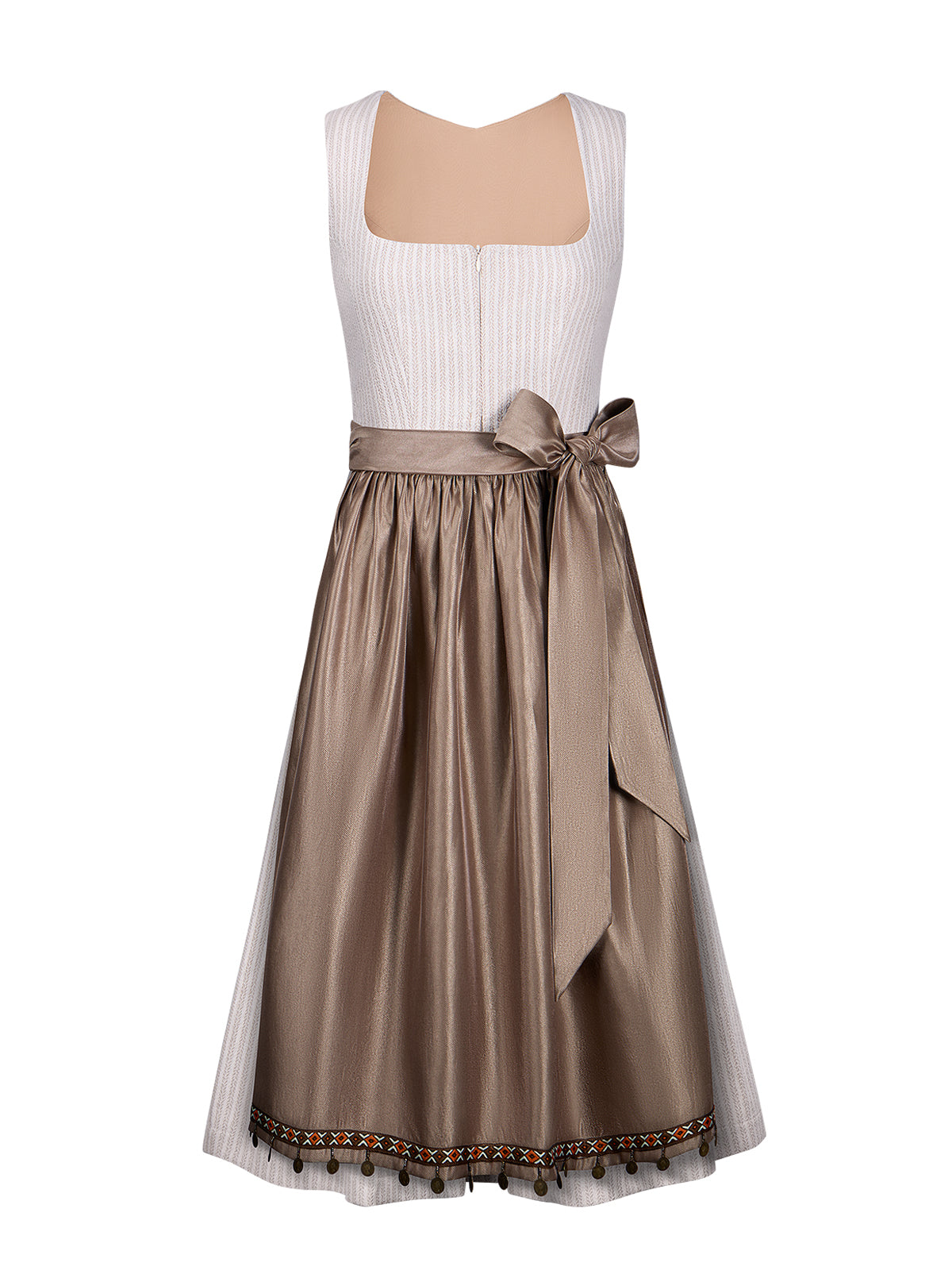 Klassisches Dirndl Kleid Helena in Beige