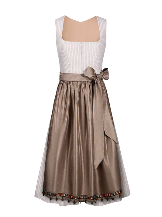 Klassisches Dirndl Kleid Helena in Beige