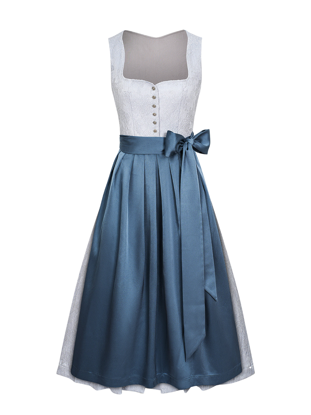 Trachtenkleid Noah mit elegantem Design in Blau