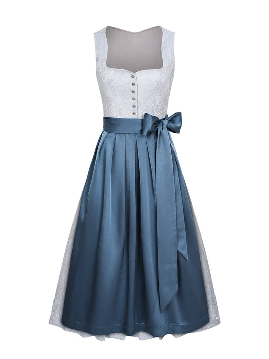 Trachtenkleid Noah mit elegantem Design in Blau