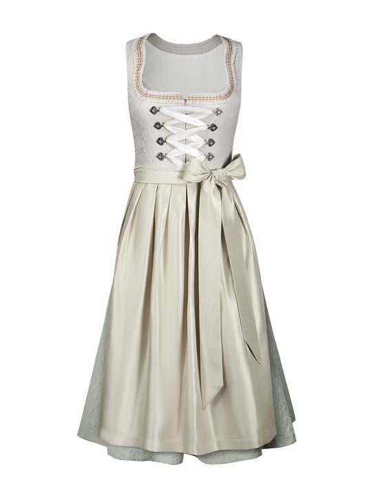 Damen Dirndl Katharina für Oktoberfest in Beige