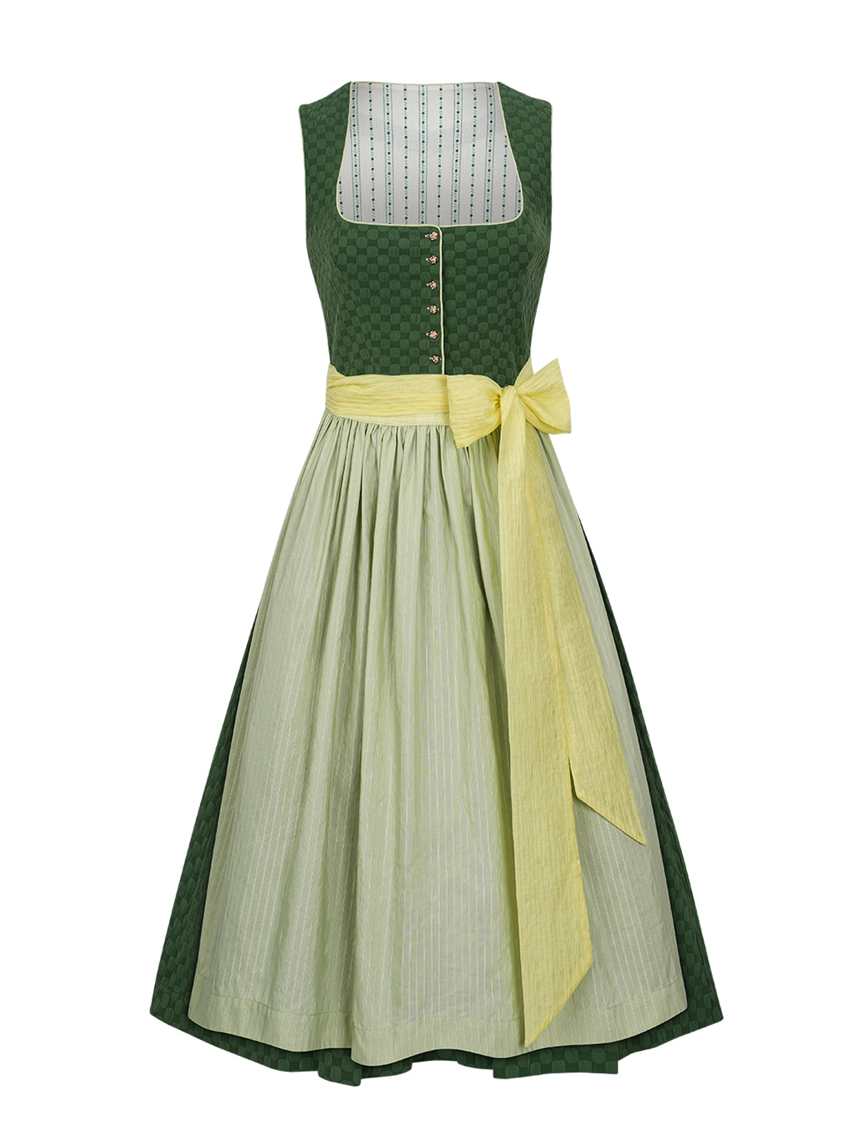 Trachtenkleid Rowan mit elegantem Design in Grün