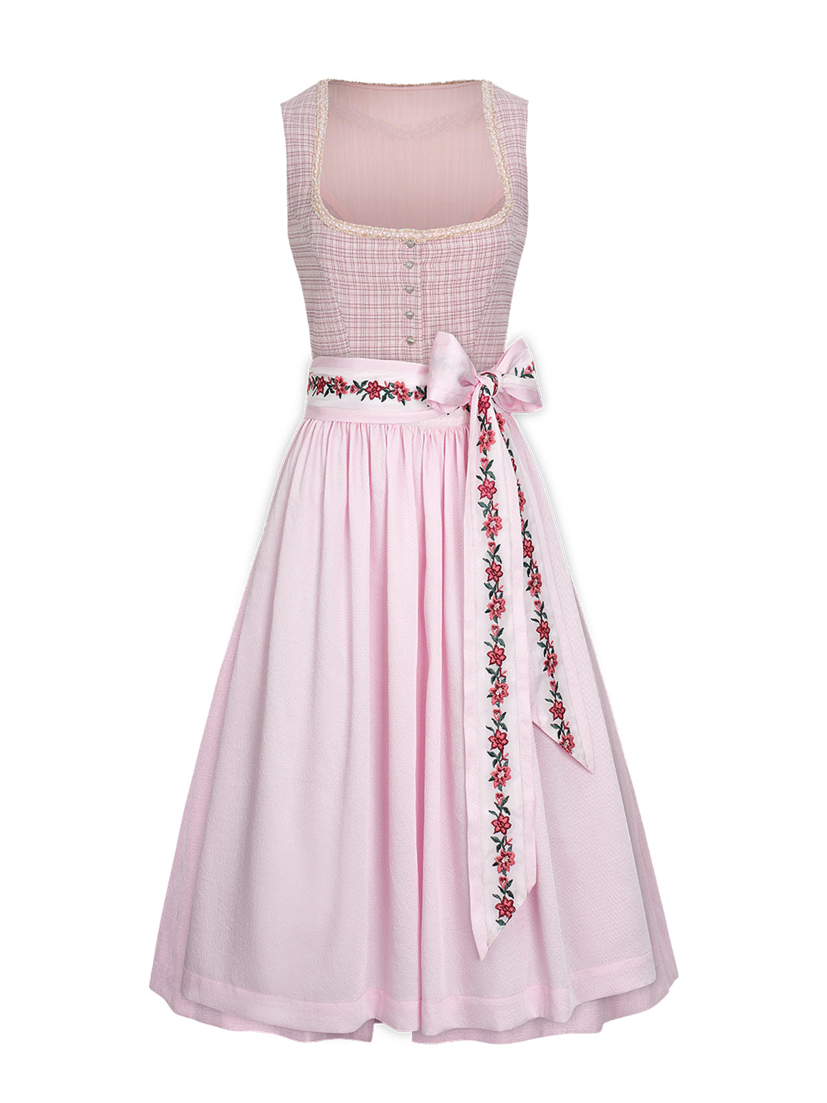 Klassisches Dirndl Kleid Irene in Rosa