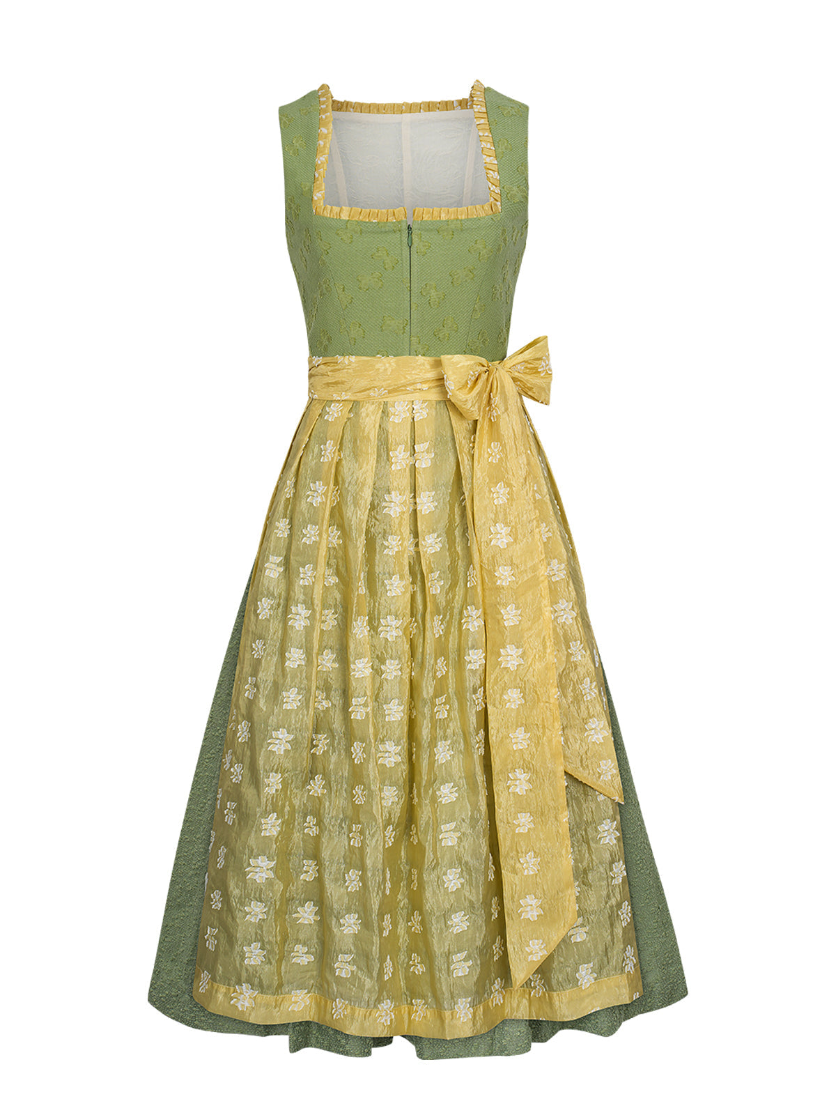 Damen Dirndl Kitt für Oktoberfest in Grün