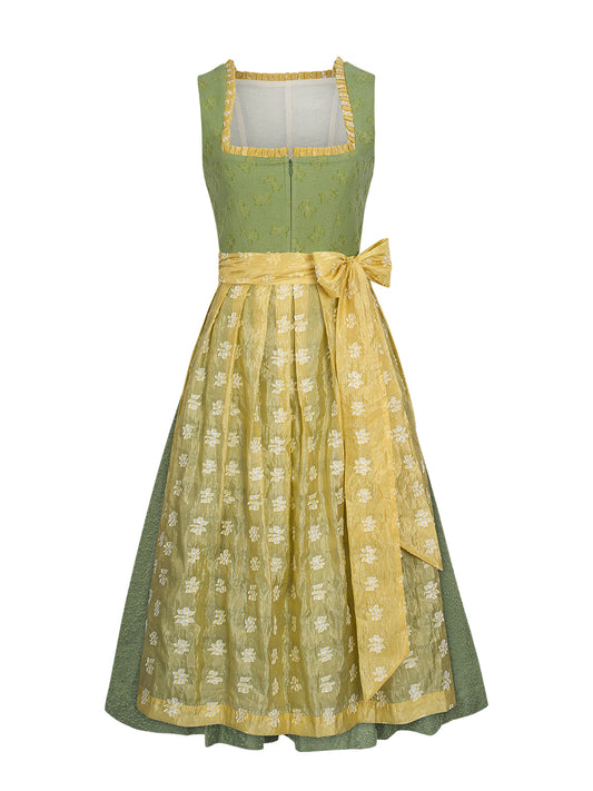 Damen Dirndl Kitt für Oktoberfest in Grün