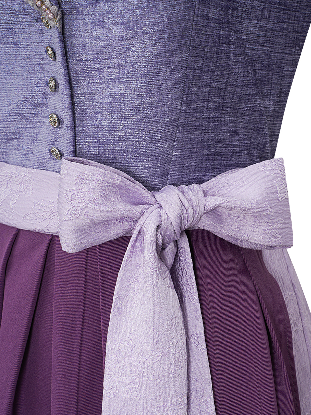 Trachtenkleid Ginny mit elegantem Design in Lila