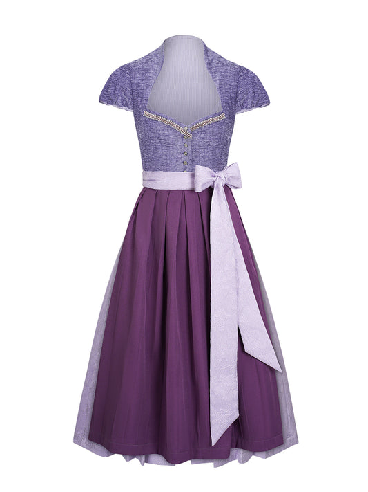 Trachtenkleid Ginny mit elegantem Design in Lila