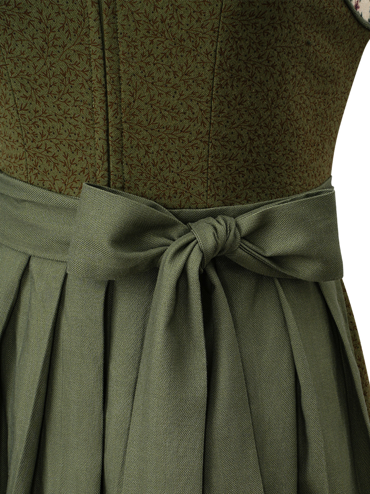 Klassisches Dirndl Kleid Ella in Grün