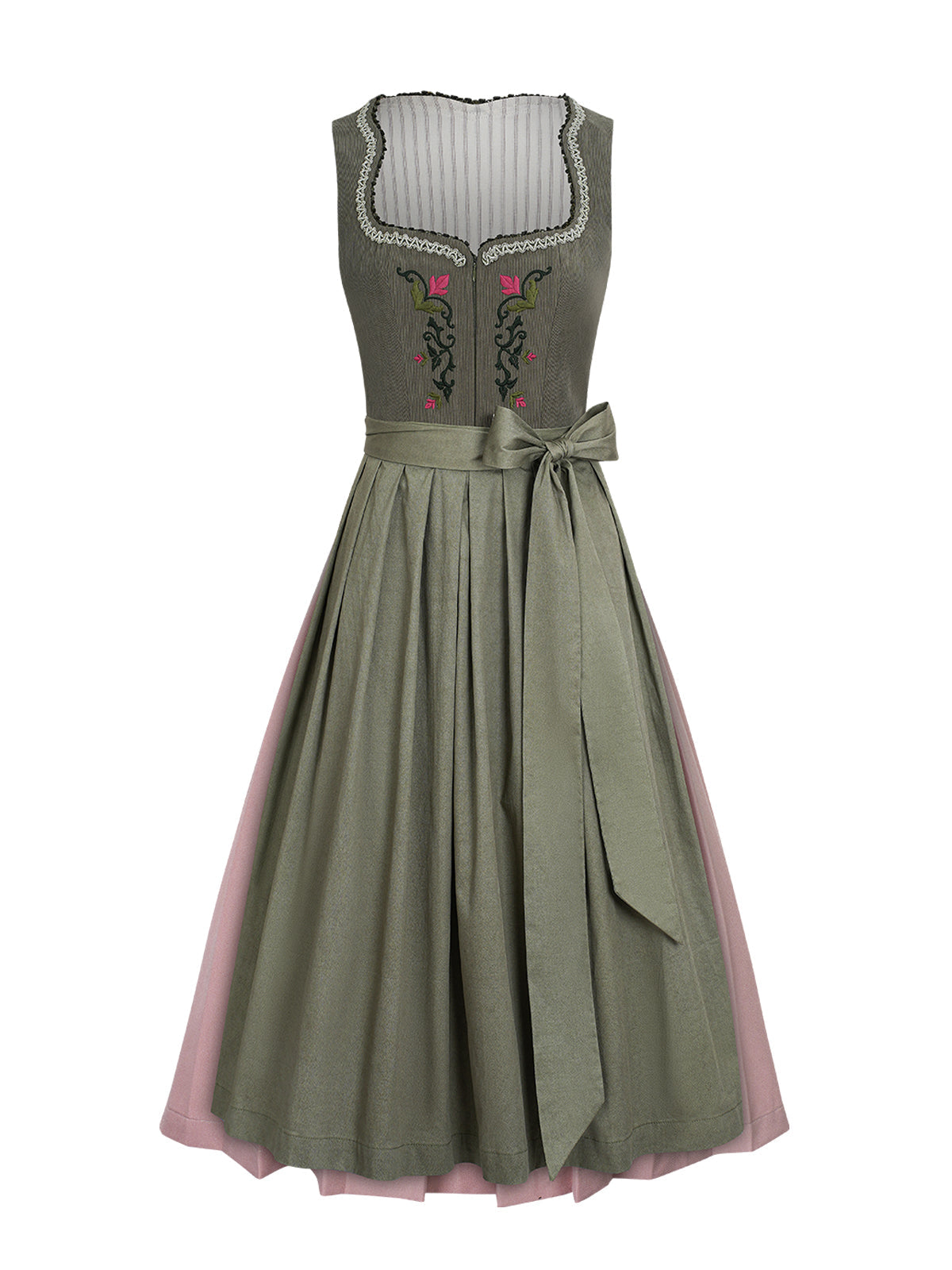 Klassisches Dirndl Kleid Lois in Grün