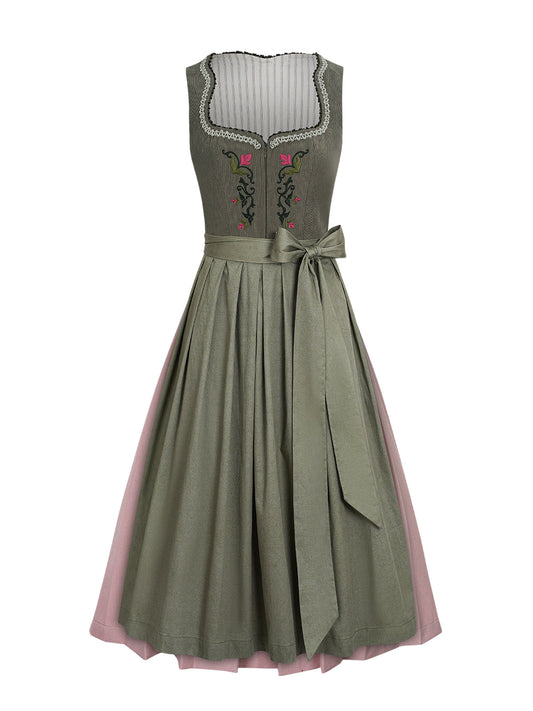 Klassisches Dirndl Kleid Lois in Grün