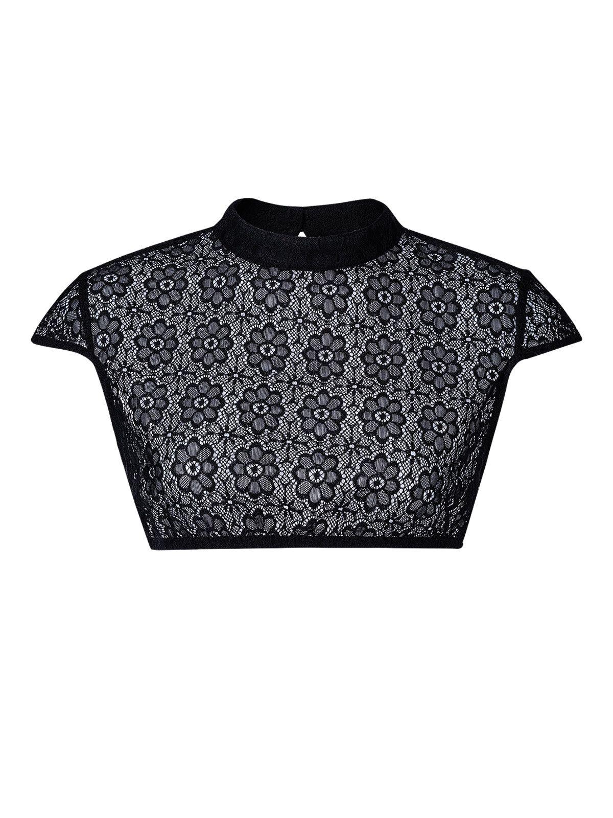 Spitzen Bluse Bluse Eudora Schwarz zum Dirndl Look