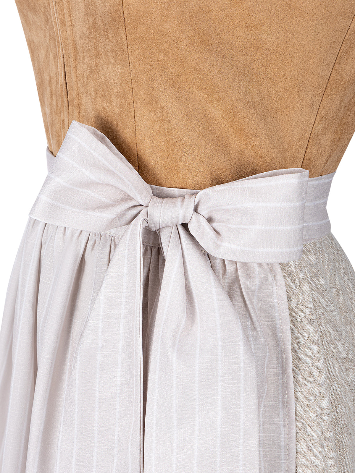 Festliches Dirndl Freda In Khaki für die Wiesn in Braun