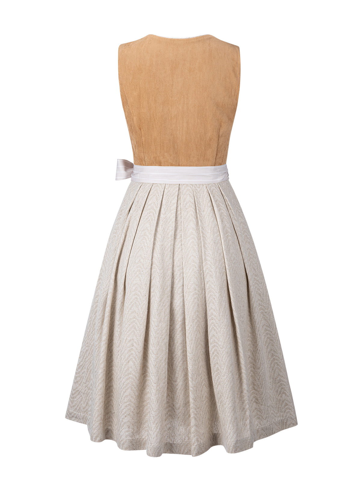 Festliches Dirndl Freda In Khaki für die Wiesn in Braun