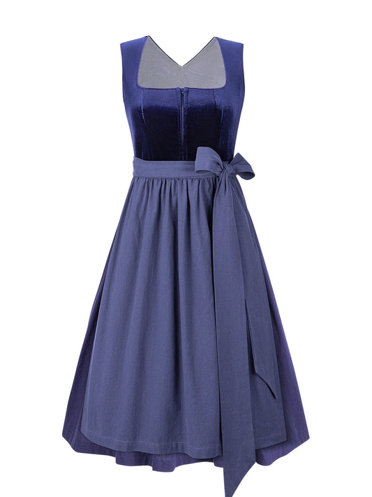 Klassisches Dirndl Kleid Melisa in Blau