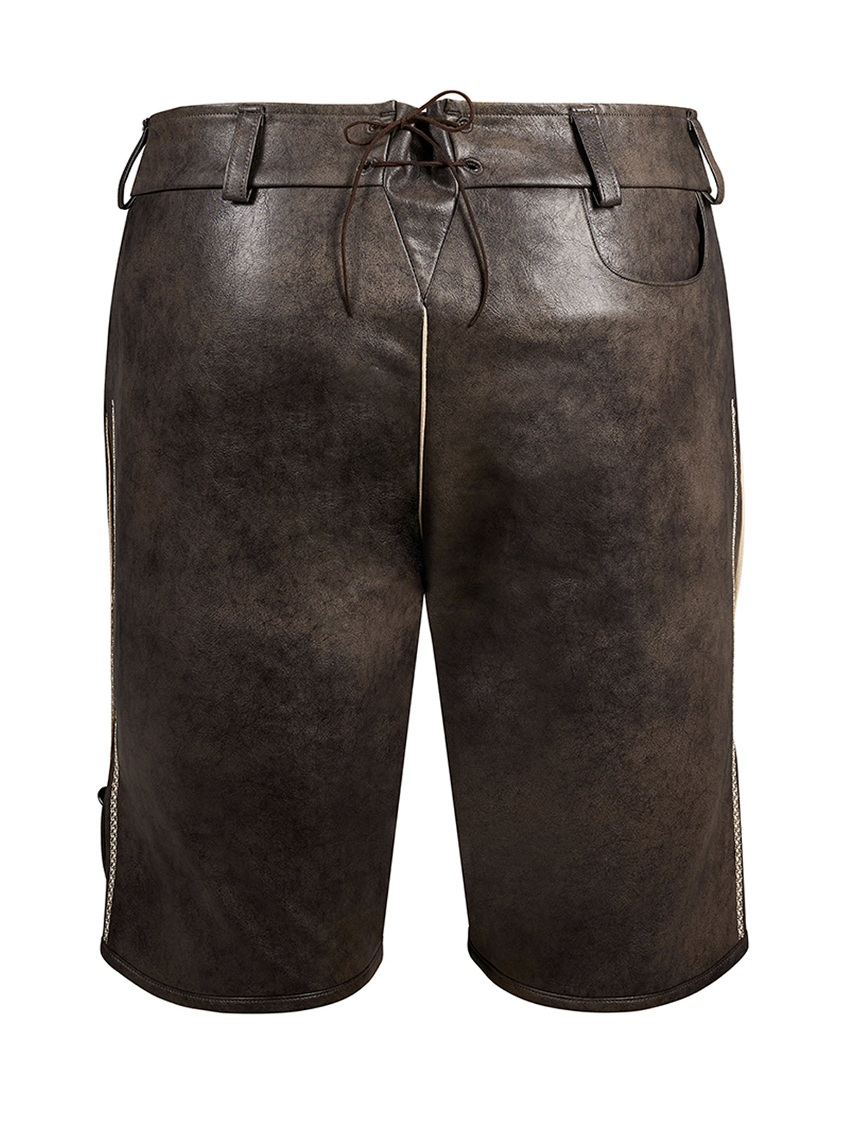 Oktoberfest Lederhose Tarius In Steinbraune mit klassischem Look