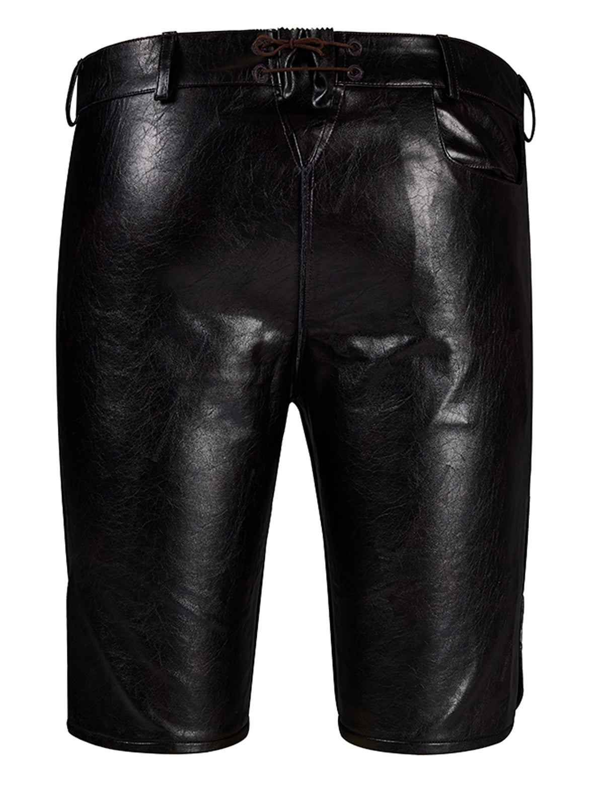 Bayerische Lederhose Ludwig In Schwarzees für Volksfeste