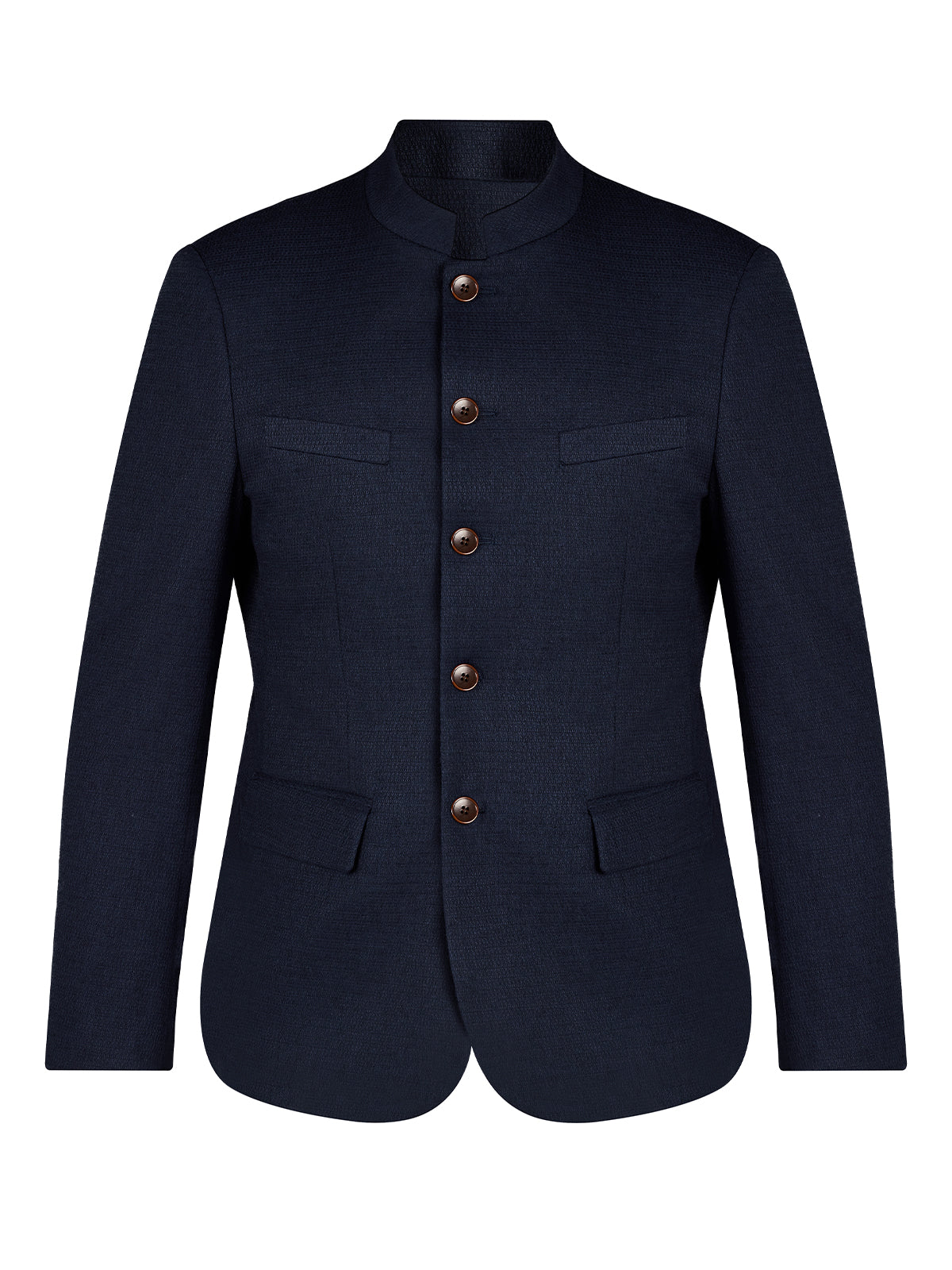 Elegante Trachtenjacke Herrensakko Helmuta Blau für festliche Anlässe