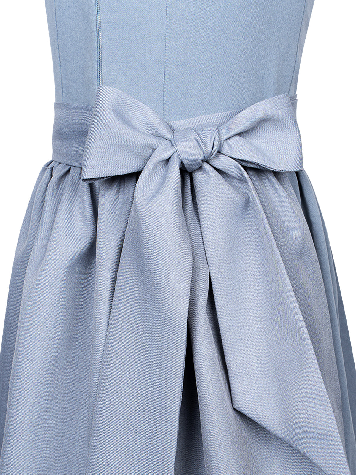 Trachtenkleid Kinder Dirndl Lena In Creme mit elegantem Design in Blau
