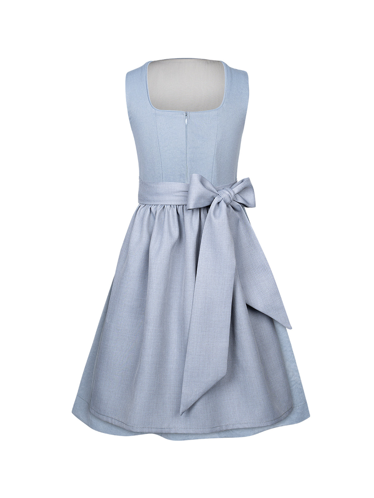 Trachtenkleid Kinder Dirndl Lena In Creme mit elegantem Design in Blau