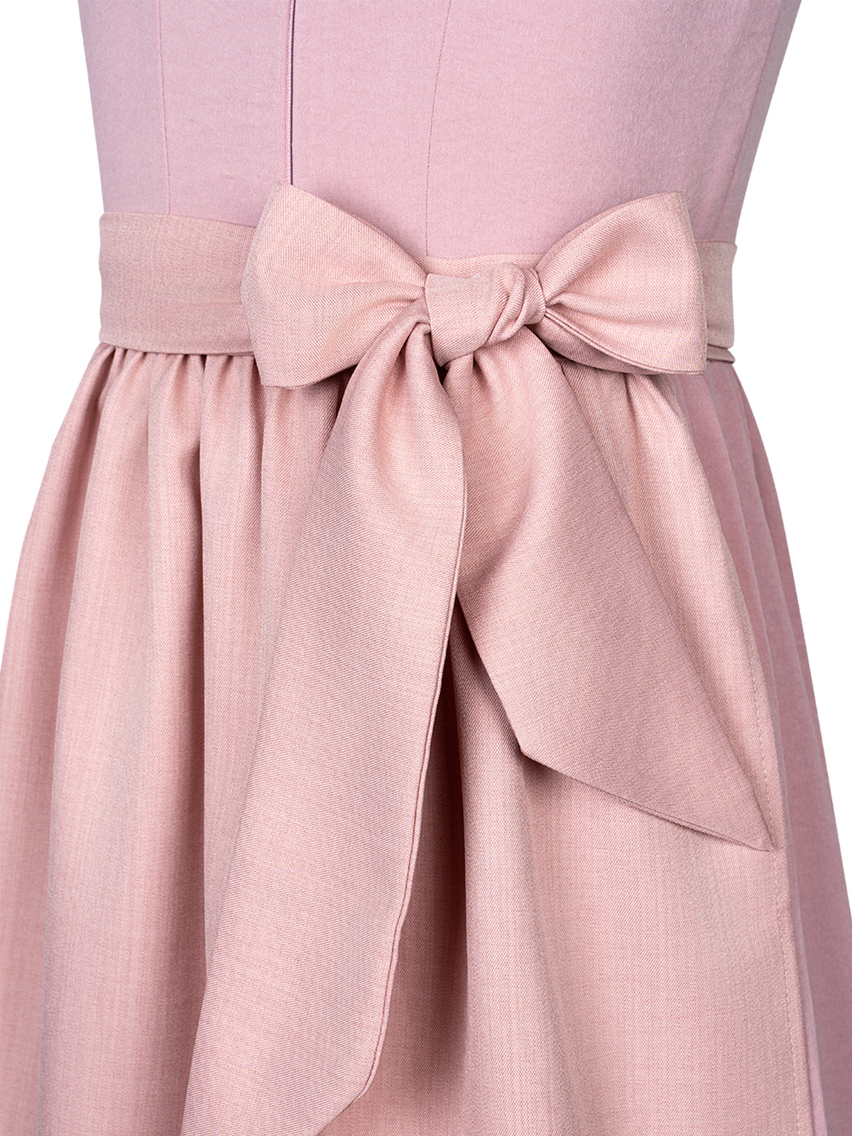 Klassisches Dirndl Kleid Kinder Dirndl Fabia In Creme in Rosa
