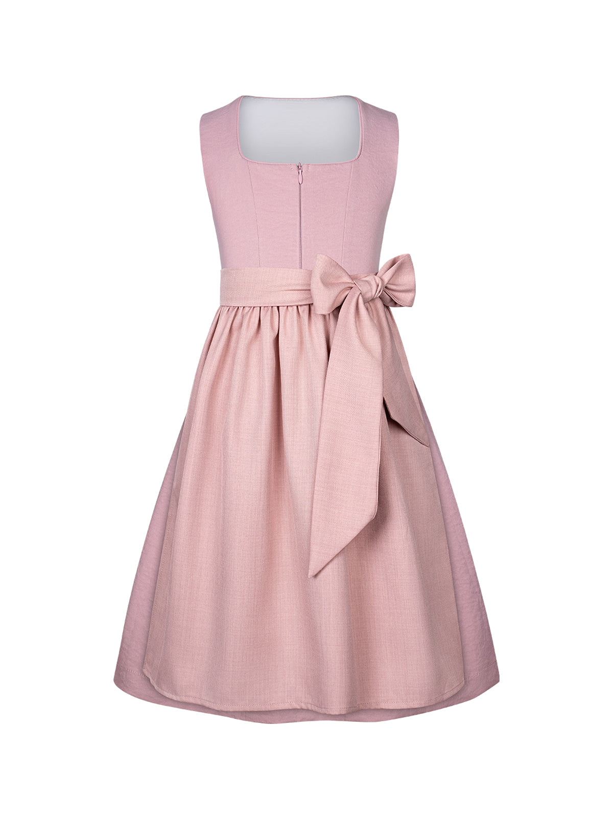 Klassisches Dirndl Kleid Kinder Dirndl Fabia In Creme in Rosa